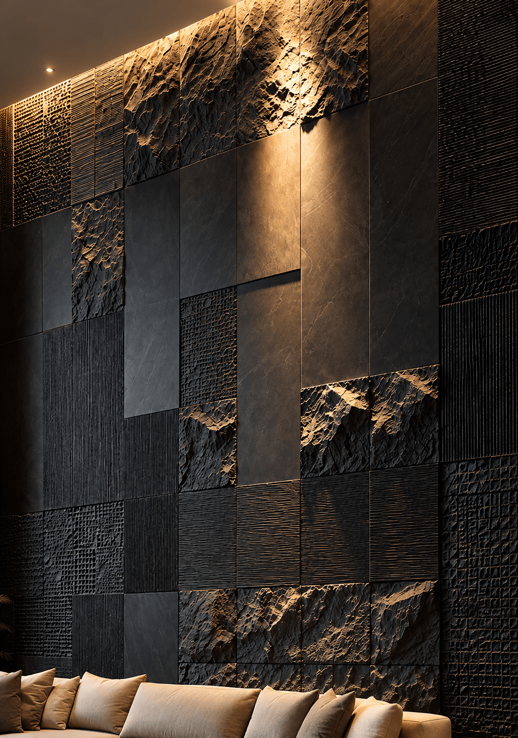 Feature Wall-Design 10 — Marble feature walls surface