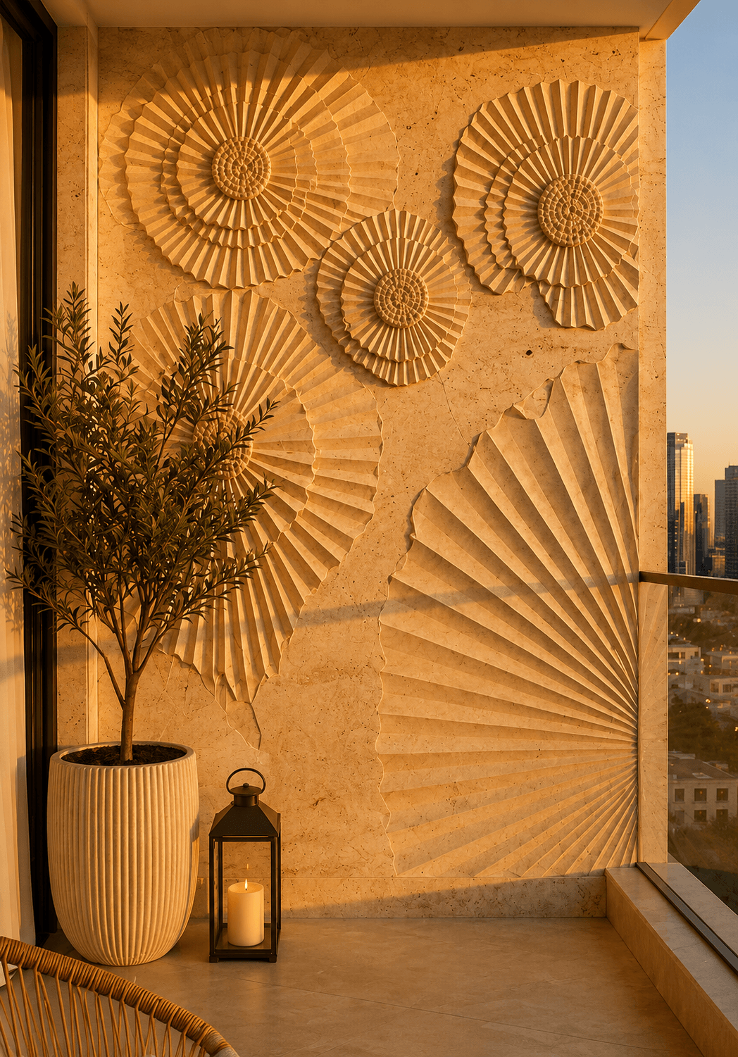 Feature Wall-Design 13 — Marble feature walls surface