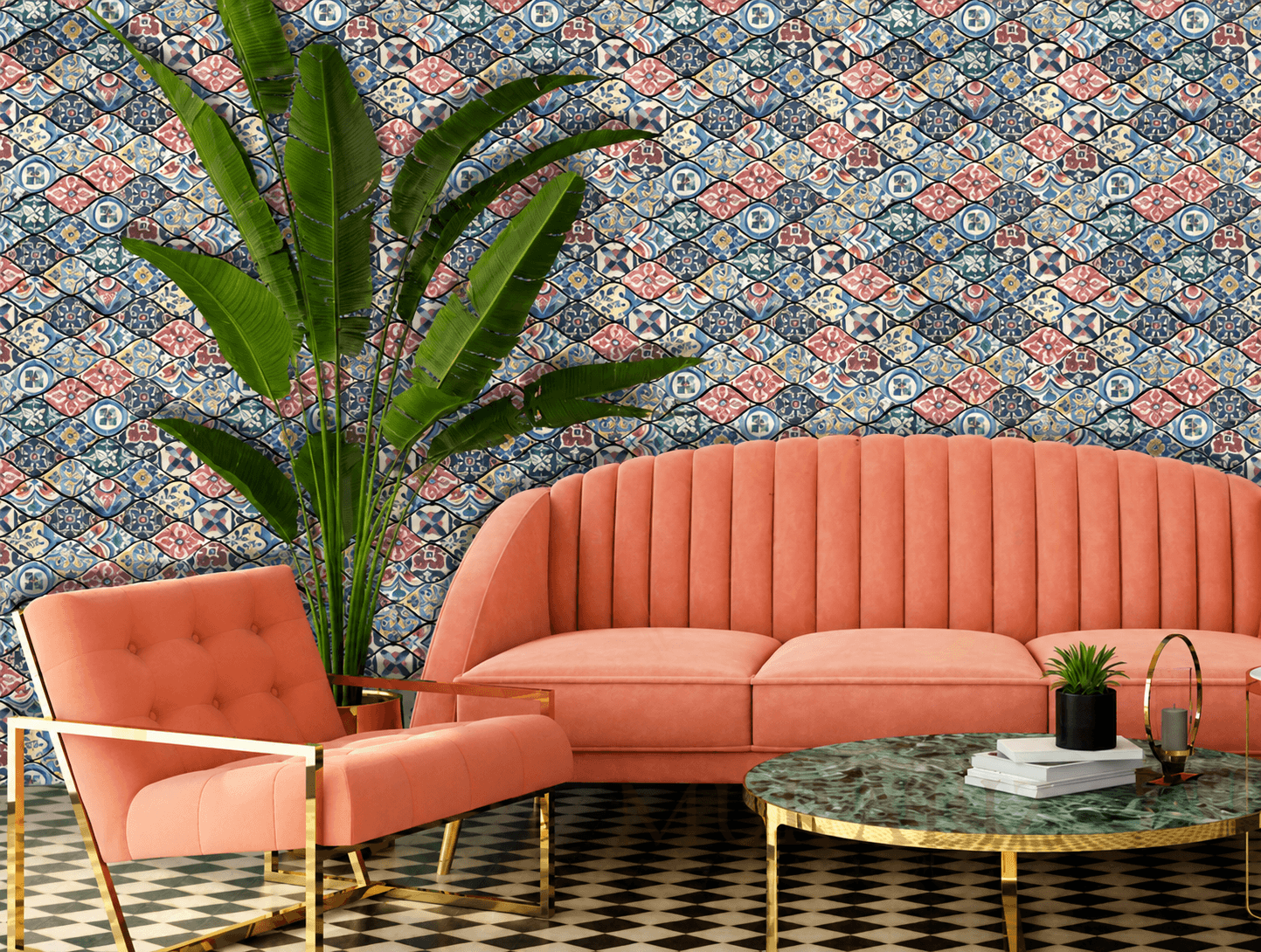 Mosaic-Design 16 — Glass mosaic surface