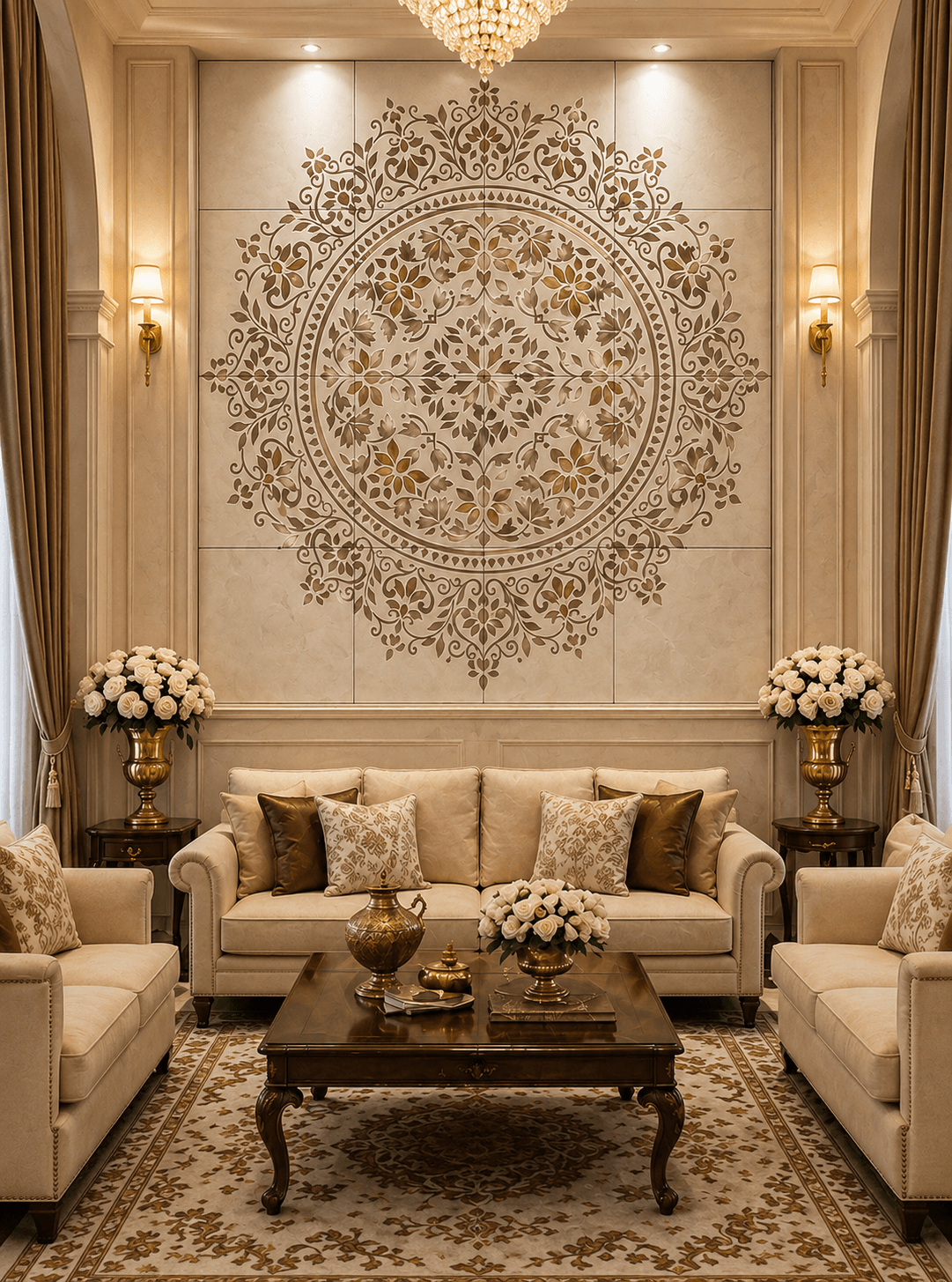 Feature Wall-Design 19 — Semi-Precious Stone feature walls surface