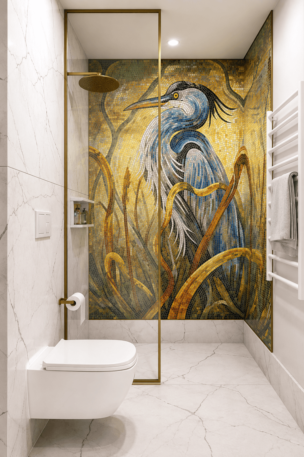 Mosaic-Design 2 — Mother of Pearl mosaic surface