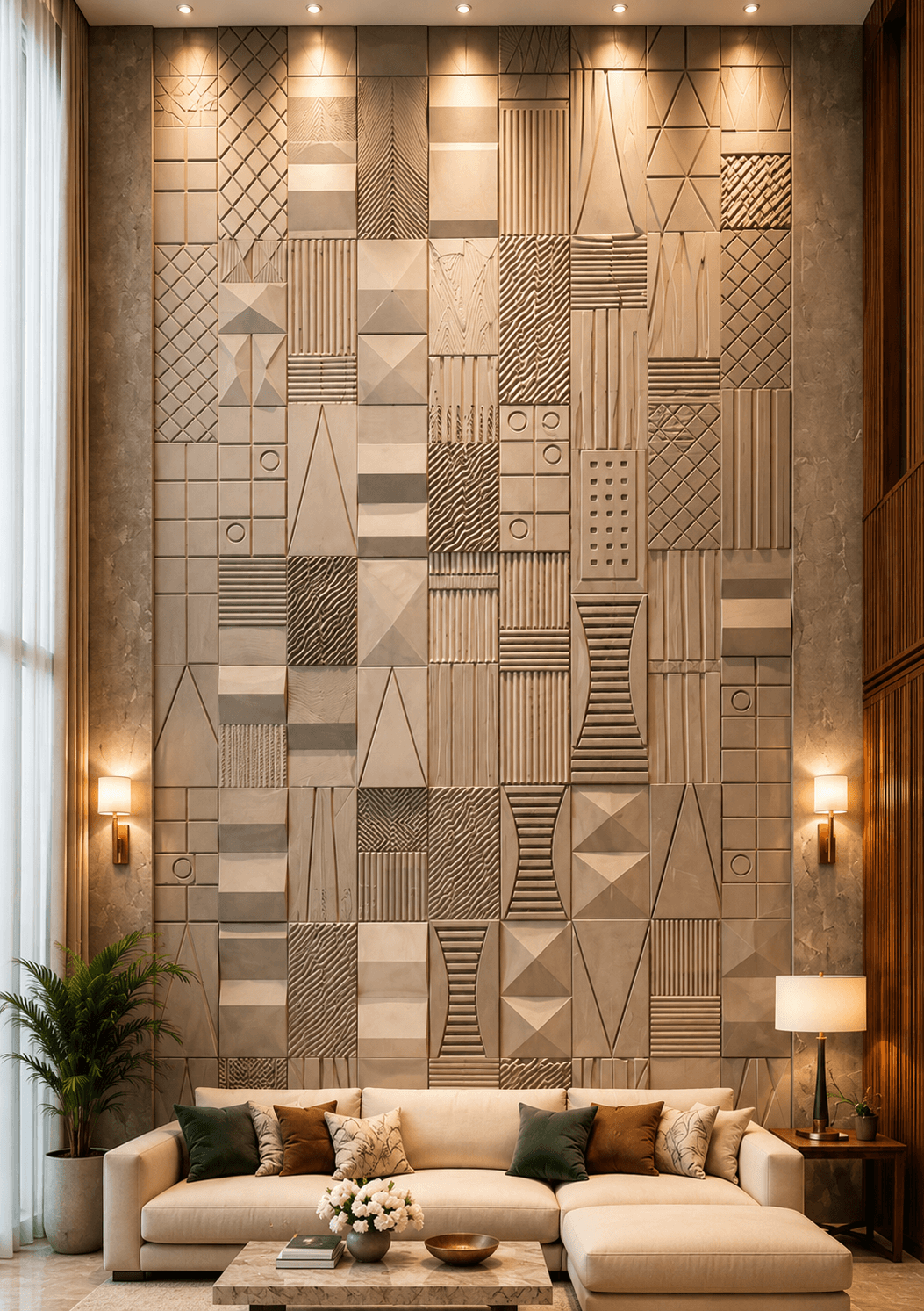 Feature Wall-Design 4 — Sandstone feature walls surface