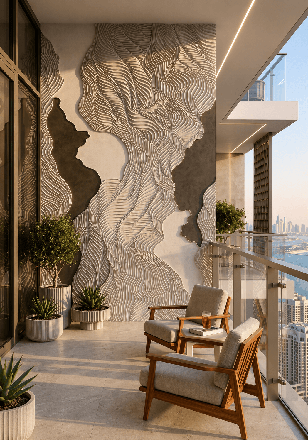 Feature Wall-Design 7 — Granite feature walls surface