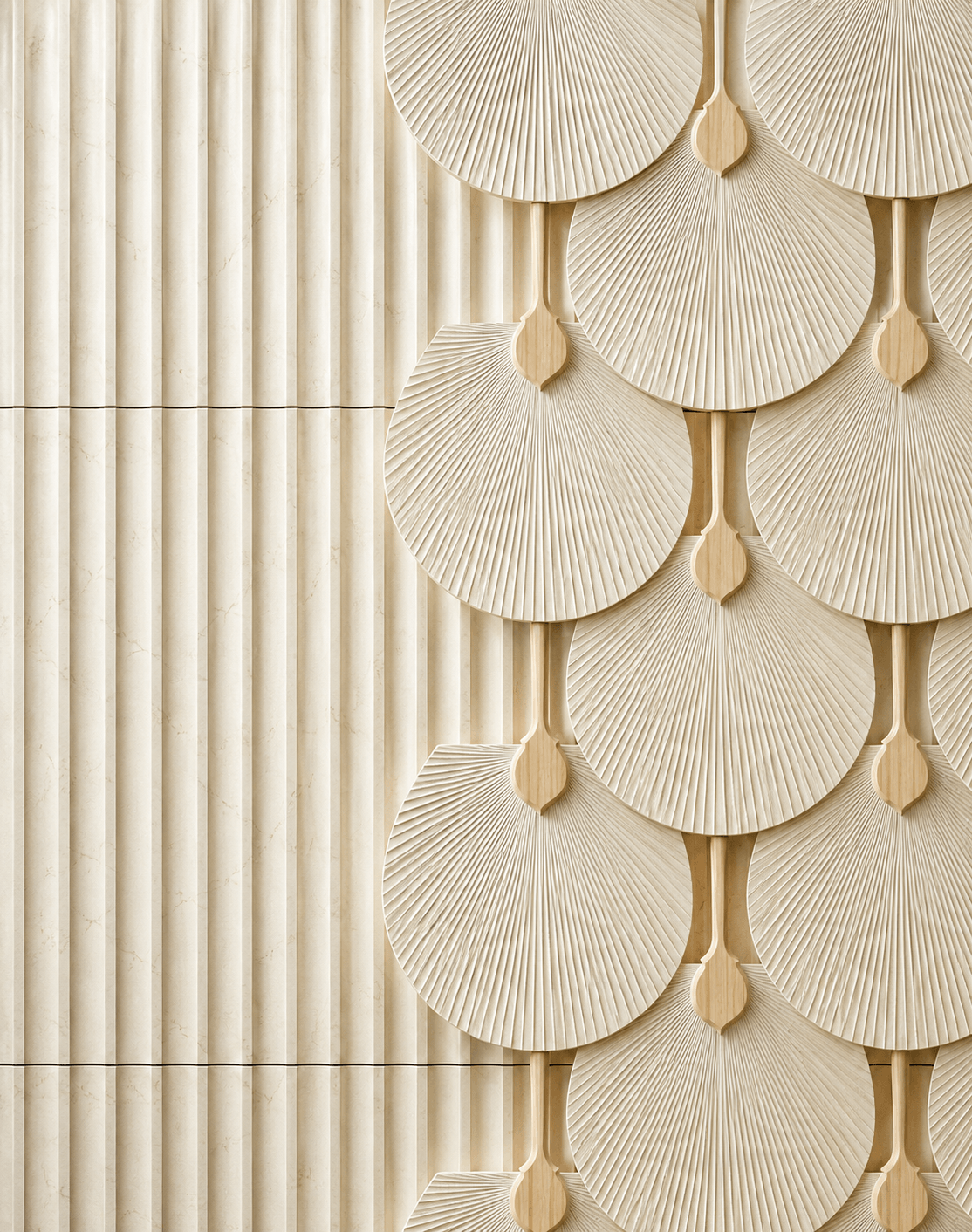 Carving-Design 5 — Limestone carving surface