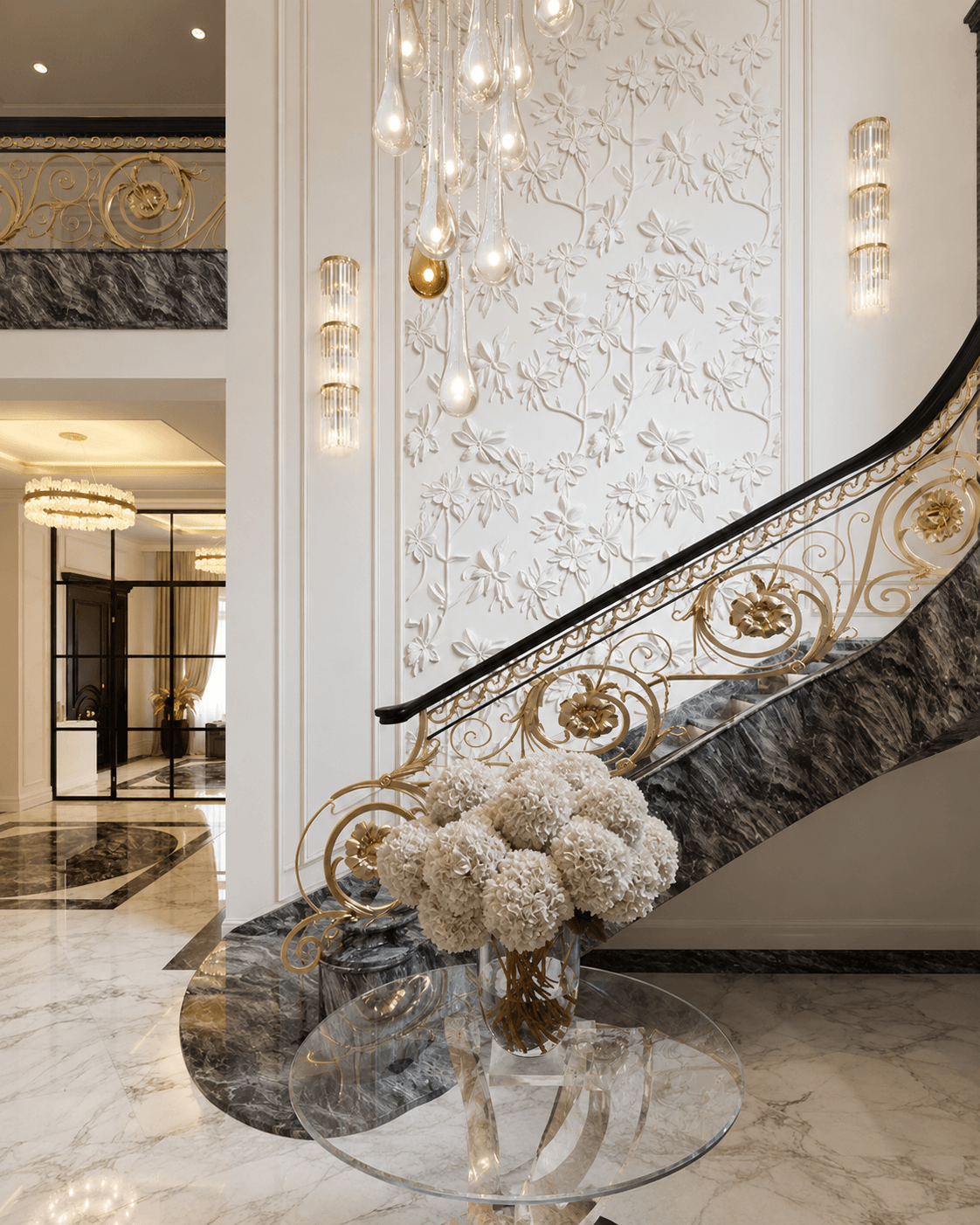 Carving-Design 11 — Limestone carving surface