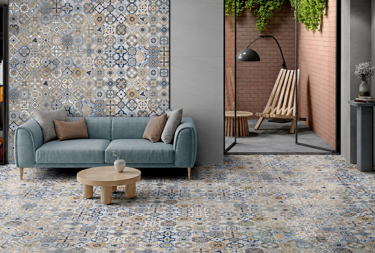 Tiles-Design 2 — Marble tiles surface