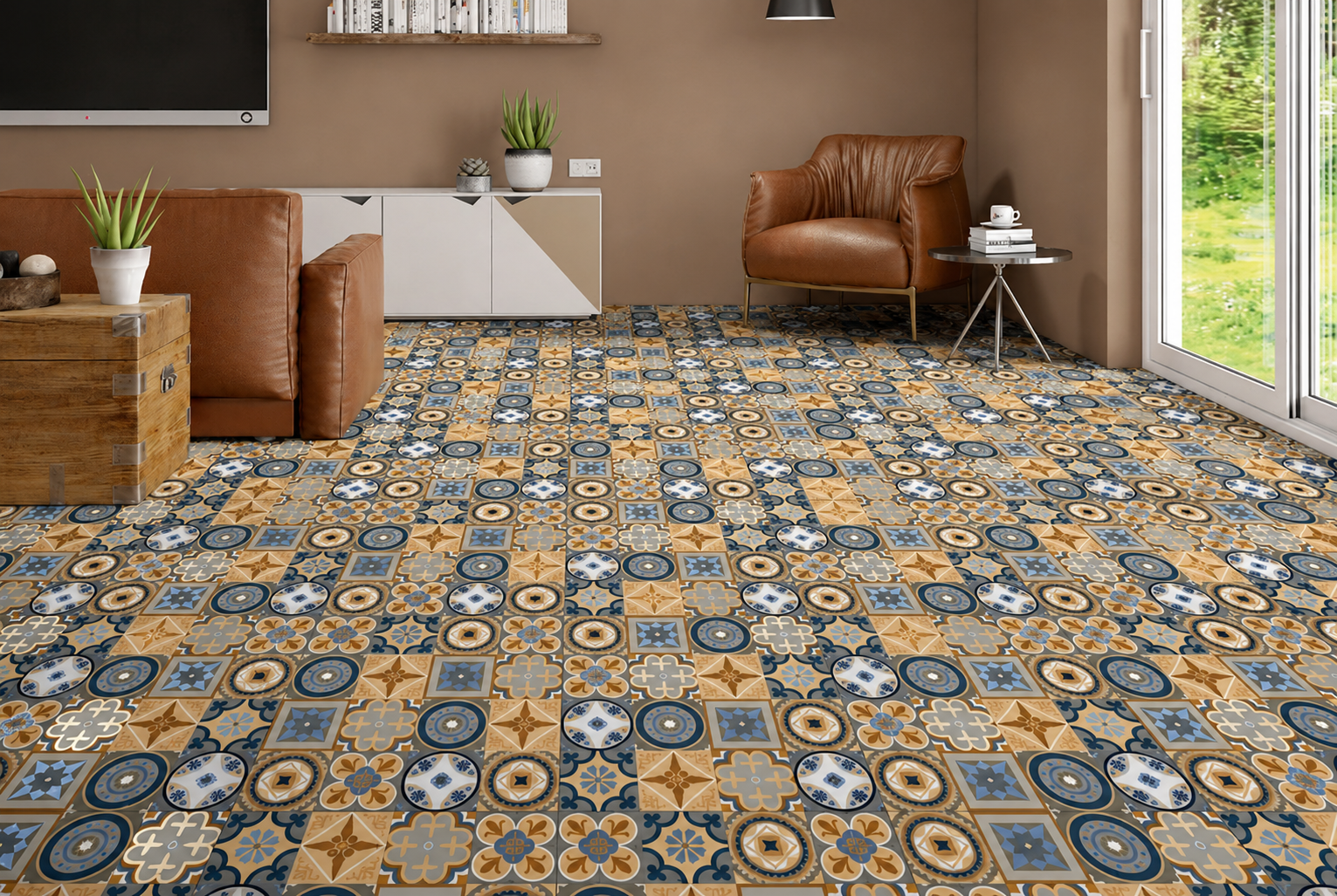 Tiles-Design 6 — Granite tiles surface